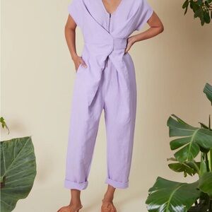 Rujita Sheth Venus Wrap Jumper | Lilac | Medium